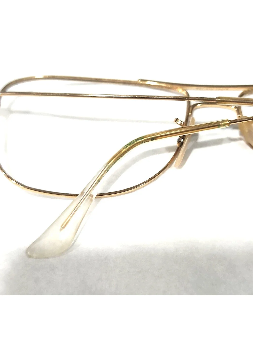 Ray Ban RB3477 001 Gold Metal Sunglasses Frame 59-16 Wrong Screw in Arm